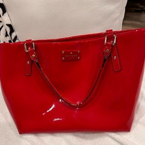 Kate Spade Patent Leather Red Purse